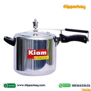 Kiam Classic Pressure Cooker – Durable Aluminum 5.5L / 6.5L | Safe & Fast Cooking