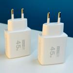 GearUP GP007 45W Fast Charging Wall Charger – Dual Port PD 3.0 + QC 3.0, Smart USB Adapter for Phone, Tablet & Laptop