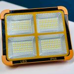 GearUP SFL-100 Solar LED Flood Light – High Brightness, Motion Sensor, IP65 Waterproof for Outdoor Security