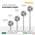 JISULIFE FA13P Oscillating Extendable Desk Fan